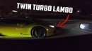Twin-Turbo Ford Mustang Boss 302 Races TT Lamborghini Huracan