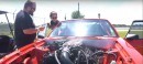 Twin-Turbo Lamborghini Drag Races Mustang "Sleeper"