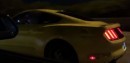 Twin-Turbo Lamborghini Huracan Drag Races Boosted Mustang GT