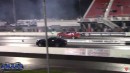 Twin Turbo S550 Ford Mustang GT drag races old and new Camaro, Supra, Charger Hellcat, GT-R and C7 ZR1 on DRACS