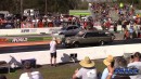 Twin-Turbo Ford Mustang drags Corvette and GMC on DRACS