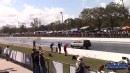 Twin-Turbo Ford Mustang drags Corvette and GMC on DRACS