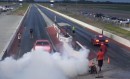 Twin-Turbo Mustang GT Drag Races Dodge Demon