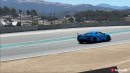 C8 Corvette Z06 tracked at Laguna Seca