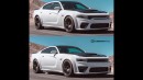 Dodge Charger Scat Pack Widebody and two-door Dodge Charger redesign by The Sketch Monkey
