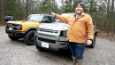 Two-Door Ford Bronco Sasquatch and LR Defender 90 comparison