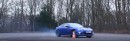 Two drivers drifting the Subaru BRZ at the same time