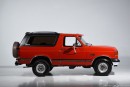 1987 Ford Bronco XLT crimson velour 5.0 V8 for sale by Motorcar Classics