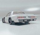 Two-Tone Buick Grand National bagged widebody protruding V8