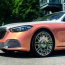 Two-Tone Mercedes-Maybach S 580 Creamsicle on Forgiato 22s