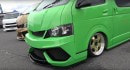 Two Toyota Hiace Vans Get Lamborghini Bumpers and Paint
