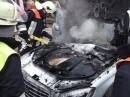 Mercedes-Benz S 350 BlueTec on Fire