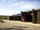 The Uber Shed 2 is a rural retreat build around an art and car collection, in Australia