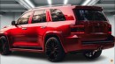 2024 Toyota Sequoia J200 rendering by RMD CAR