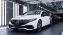 2022 Mercedes-Benz EQS Production at Factory 56