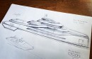 Ada 60 Z motor yacht concept sketch
