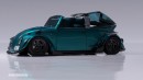 RWB Widebody VW Beetle 911 Targa roof operation video by rob3rtdesign