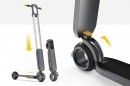 Switch foldable electric scooter concept
