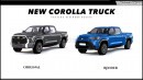 Toyota Corolla SR5 Hybrid Truck rendering by Digimods DESIGN