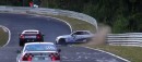 BMW M235i Racing Nurburgring crash