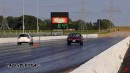 Pontiac Grand Am vs. VW Golf GTI drag on Race Your Ride