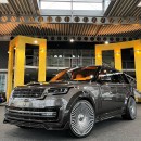 Keyvani Land Rover Range Rover widebody carbon fiber kit premiere