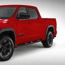2024 Ram 1200 unibody compact pickup truck rendering by kdesignag on Instagram