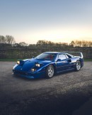 Unique Blue Ferrari F40 Has Loud Tubi Exhaust