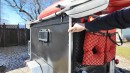 Unique, DIY Micro Camper Cost a Mere $1K To Build, It Features a Slide-Out and a Kitchen