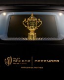 Defender 110 Webb Ellis Cup trophy car