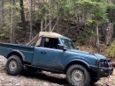 Dirt Every Day Ford Bronco pickup truck with FJ45 bed and M715 top