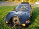 1973 Opel GT converted into Batmobile tribute car