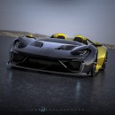 Unofficial 2022 Ford GT Refresh and Speedster rendering by carmstyledesign1
