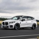 2023 BMW M2 Active Tourer unofficial rendering by superrenderscars on Instagram