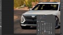 2023 Cadillac CT6 Lyriq new generation rendering by TheSketchMonkey