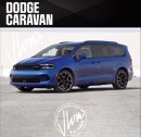 2023 Dodge Caravan Hellcat rendering