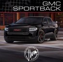 2023 GMC Sportback sedan rendering