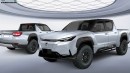 2025 Honda Ridgeline EV rendering by Digimods DESIGN