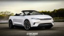 Chrysler Airflow Cabriolet concept rendering by X-Tomi Design