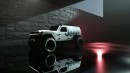 Jeep Wrangler EV Concept rendering by farzinnimaa
