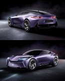 Lexus IS Concept EV rendering by alexandre.cgartist on car.design.trends