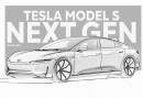 Tesla Model S rendering by avarvarii