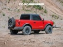 Ford Bronco Pickup rendering by Ford Authority