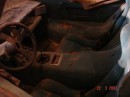 Crashed Blu Turchese Lamborghini Countach in 1997