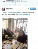 James May's Twitter account on March 19