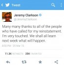 Jeremy Clarkson March 20th announcement