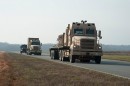 Autonomous truck convoy