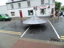 Police Slowly Chase a UFO Down a Rural Road in Ireland