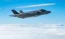 F-35A Lightning II over the North Sea