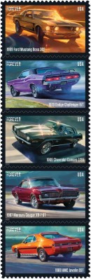 USPS Pony Cars Forever Stamps